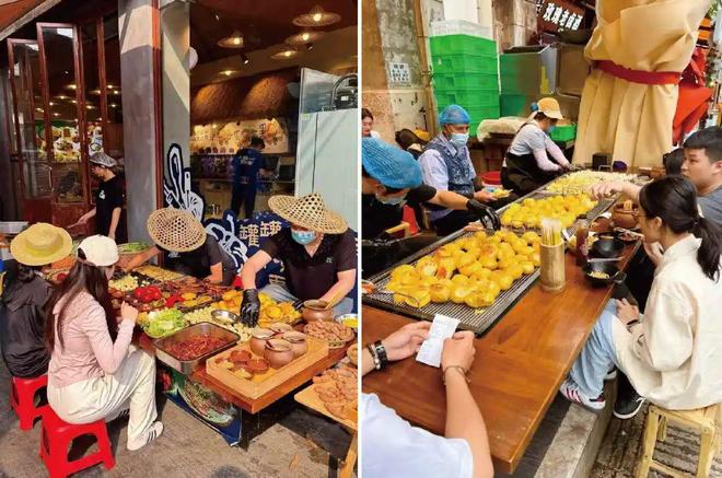 流！年轻人排队打卡“罐罐米线”pg电子游戏网站云南米线新晋顶(图7)